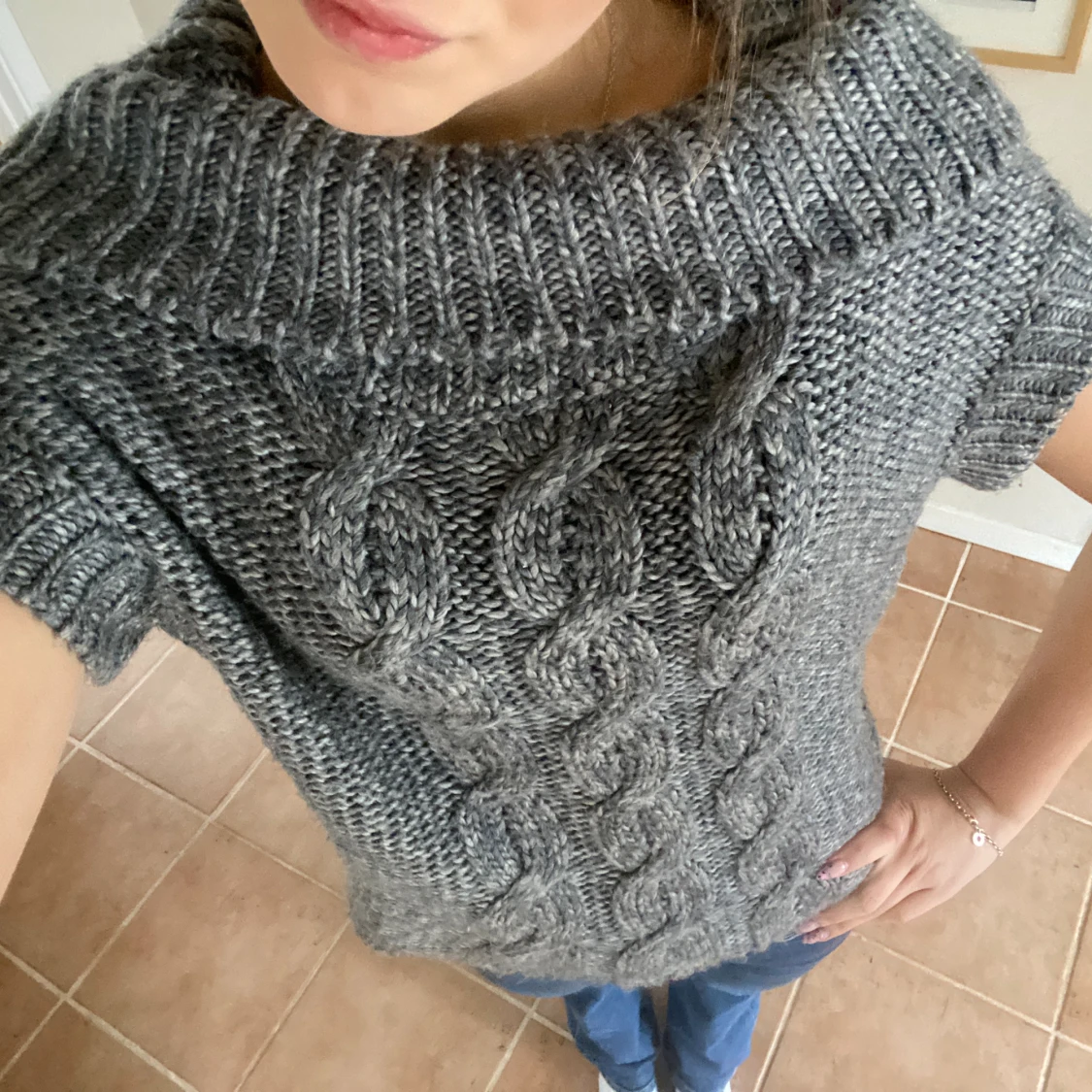 Stickad tröja  - 90