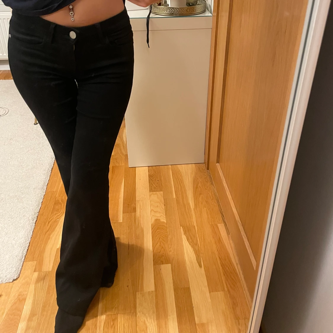 Low waist bootcut jeans