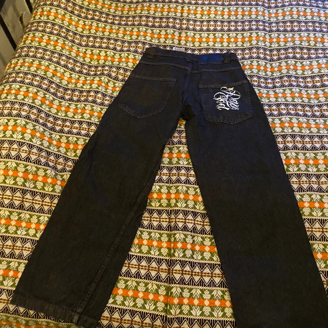 y2k jeans svart - 90