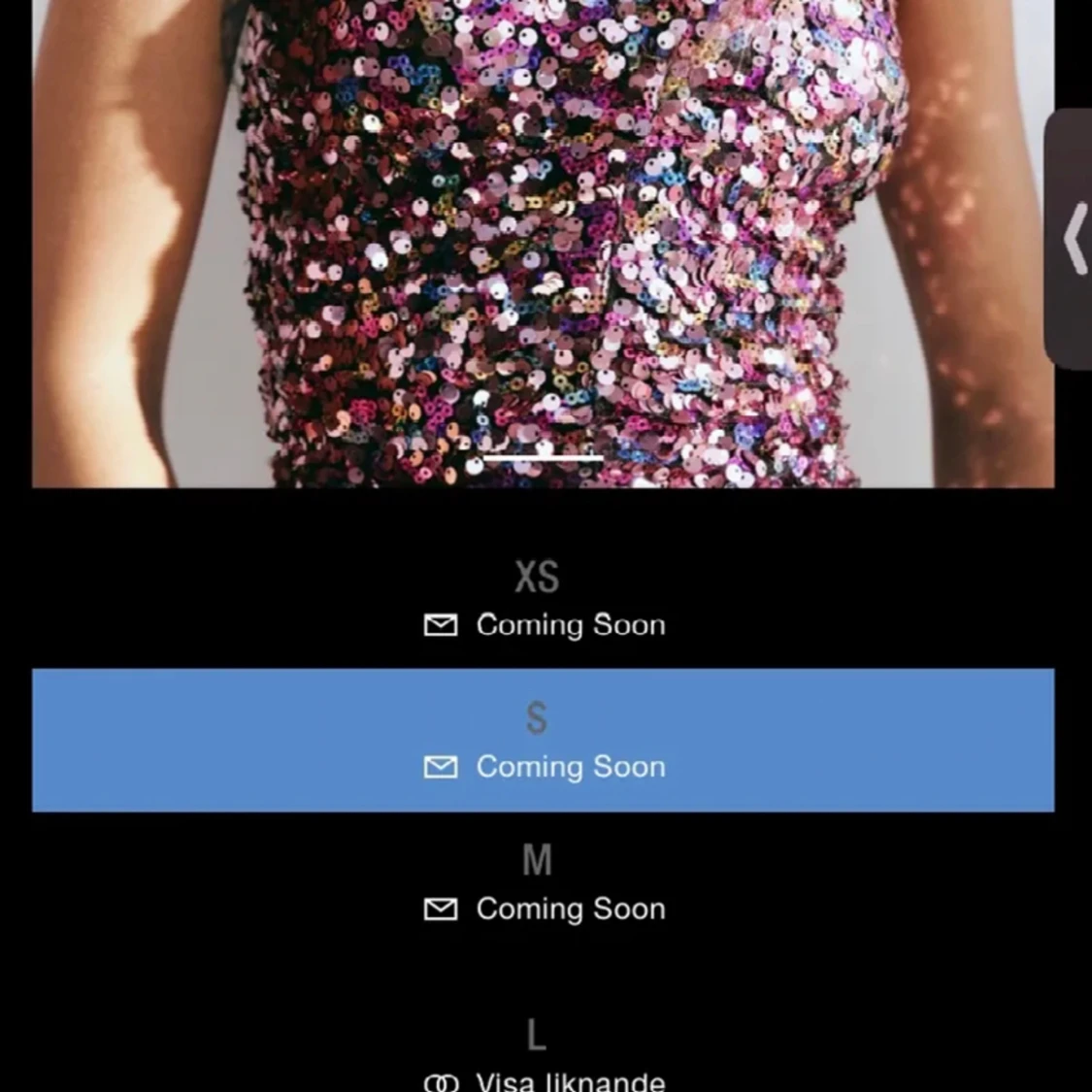 Rosa glittrig topp fråm Zara - 90