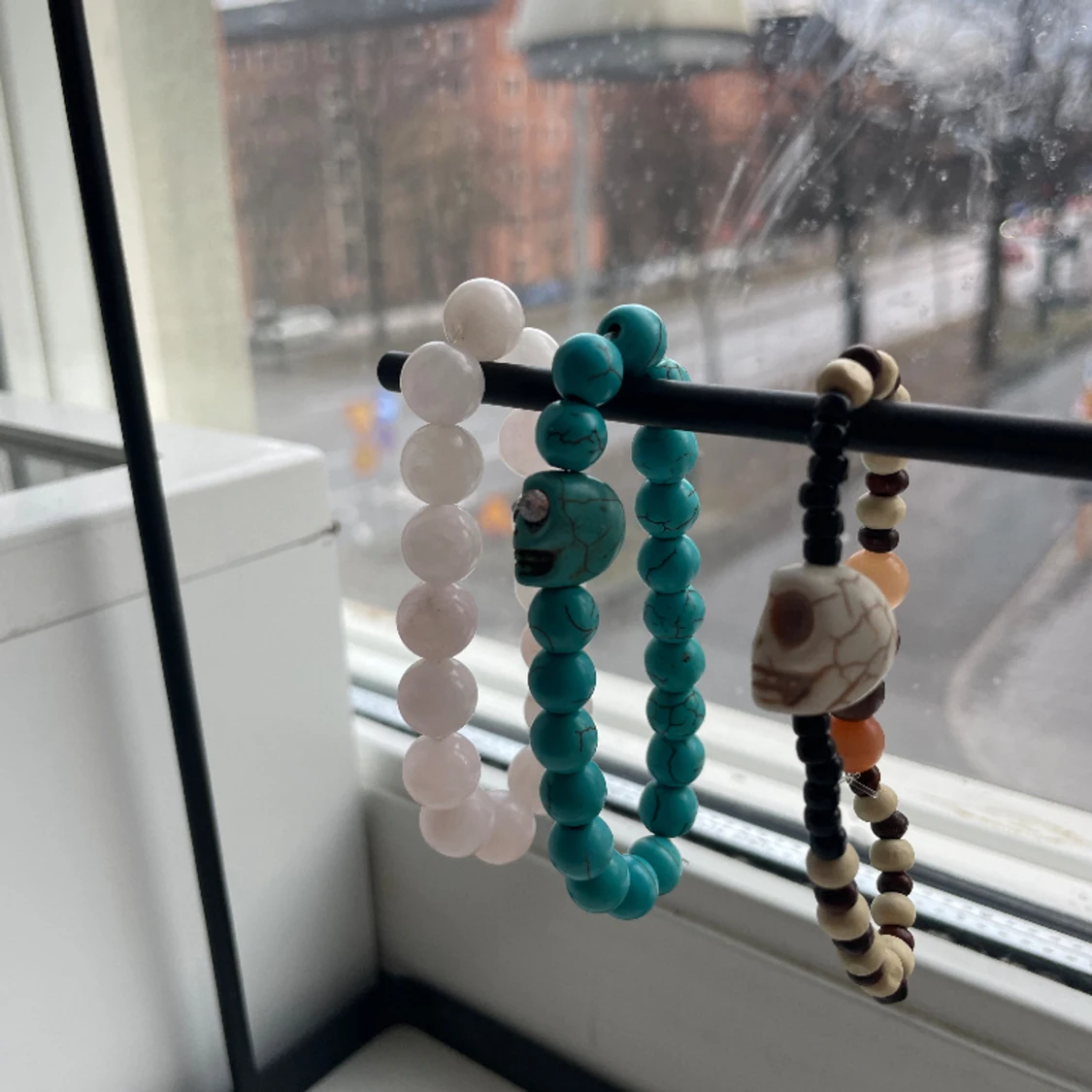 Brunt armband stockholm stil - 90