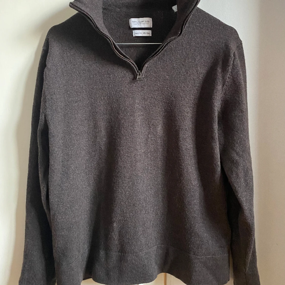 Halfzip i merinoull - 90