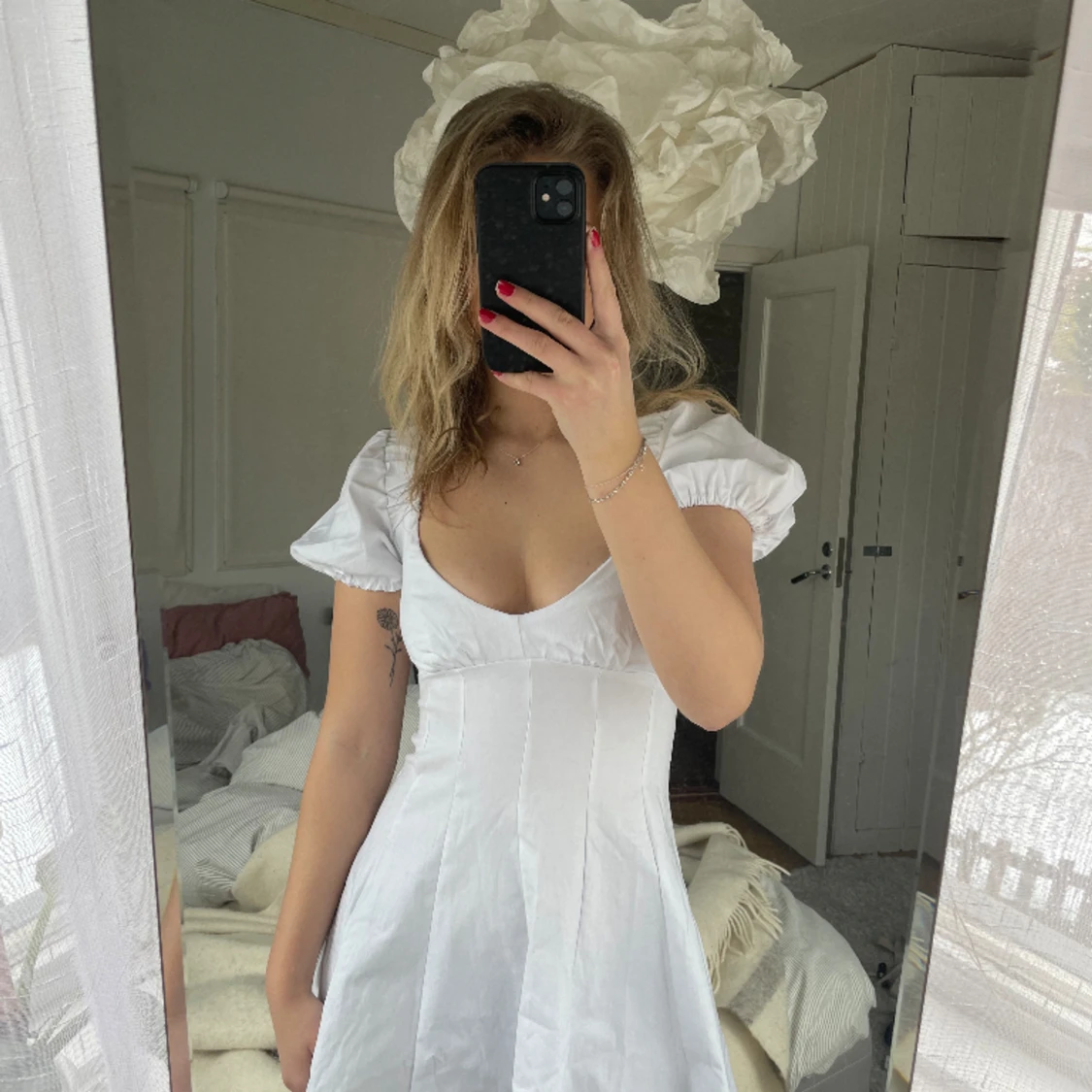 Vit klänning