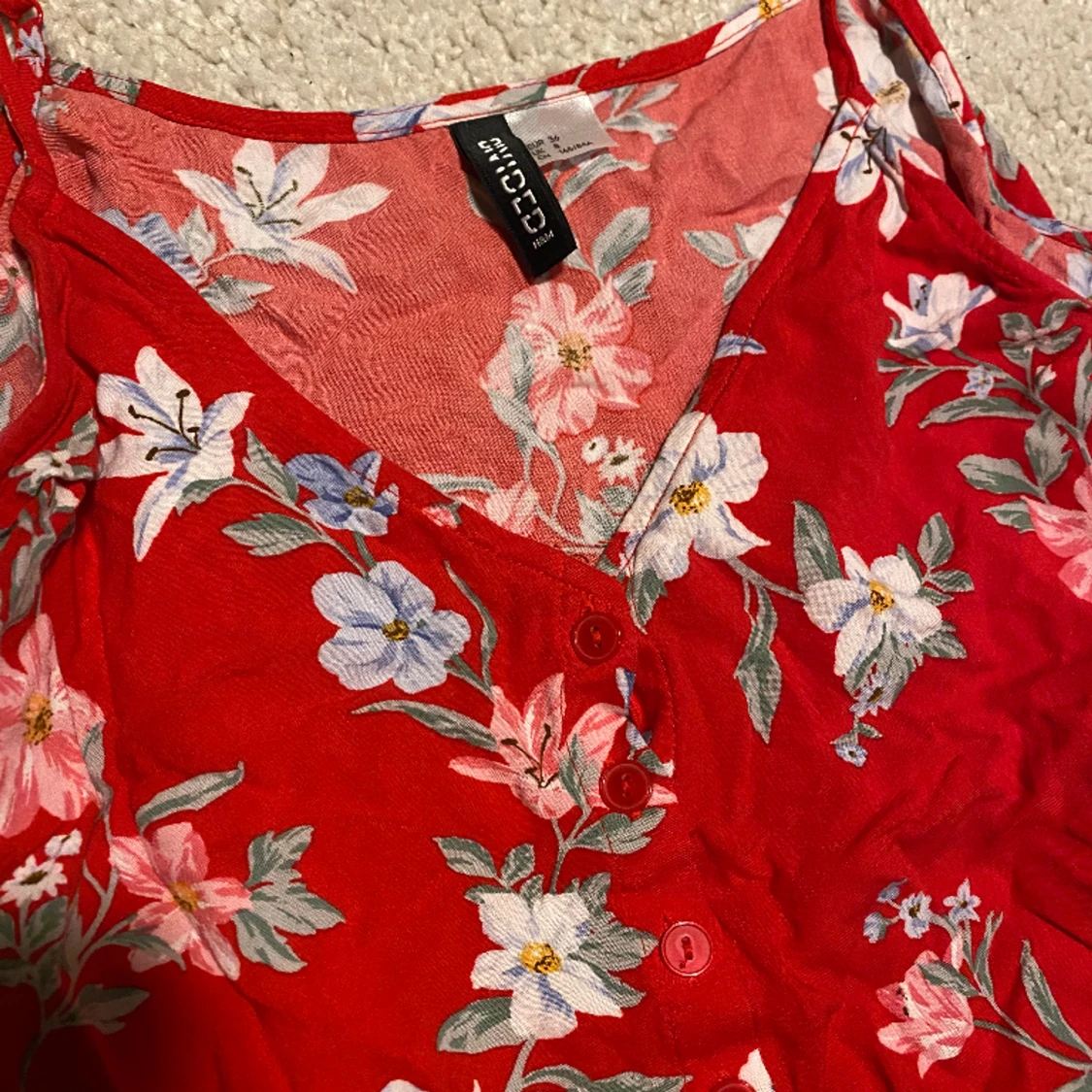 somrig och blommig topp - 91