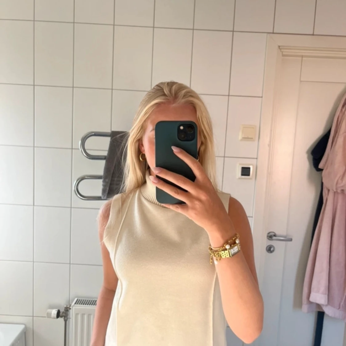 Stickad poloväst  - 91