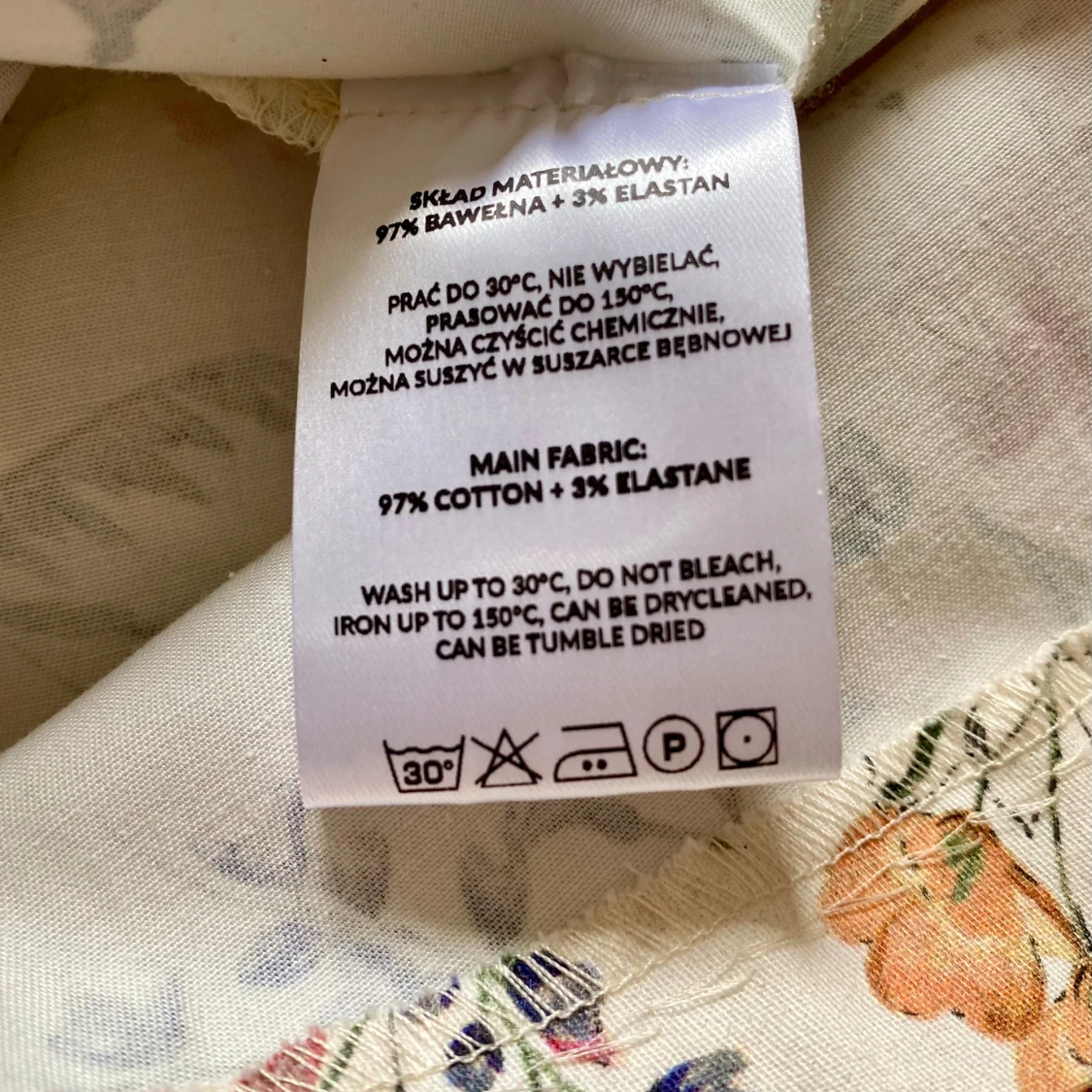 Off-White Floral Dress - 92