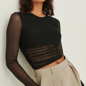 Slutsåld meshtopp NAKD - Snygg svart meshtopp från NAKD som är helt slutsåld och utan defekter! Nypris 299kr, de två första bilderna är tagna från deras hemsida 💗