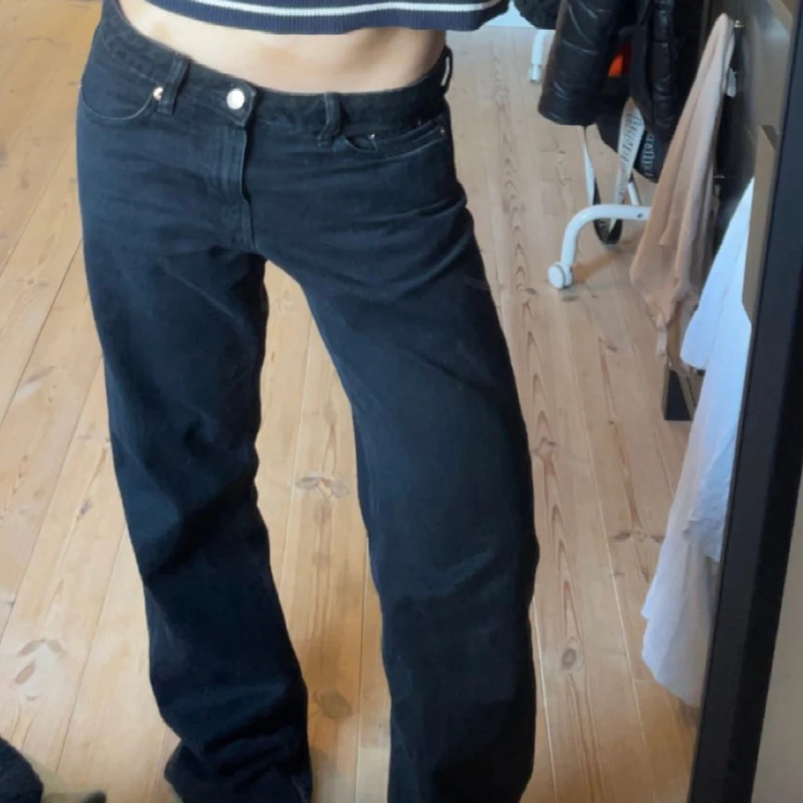  Lågmidjade jeans