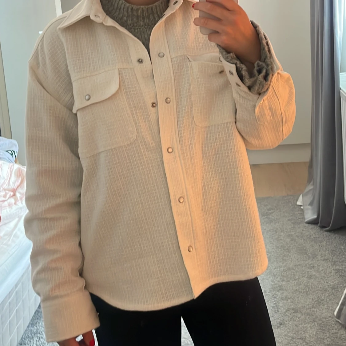 Vit skjortjacka från Samsoe Samsoe - 90