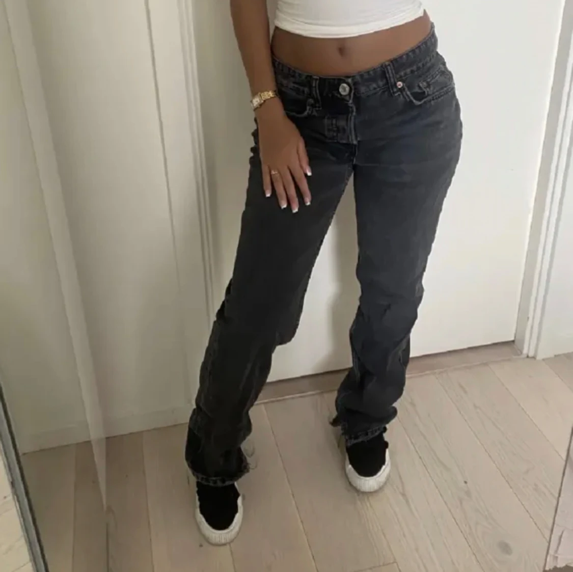 Mid waist jeans  - 90