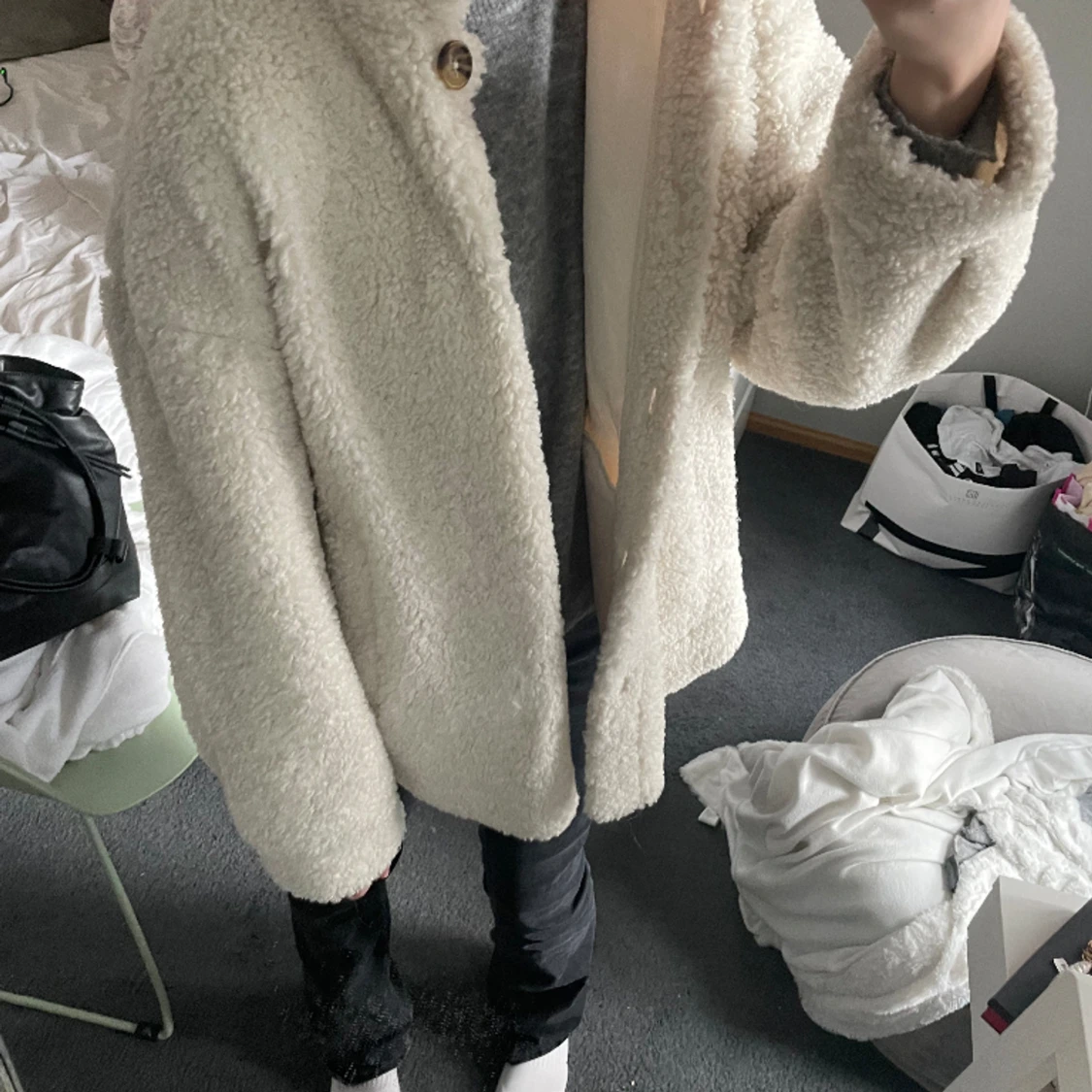 Teddyjacka i vit - 91