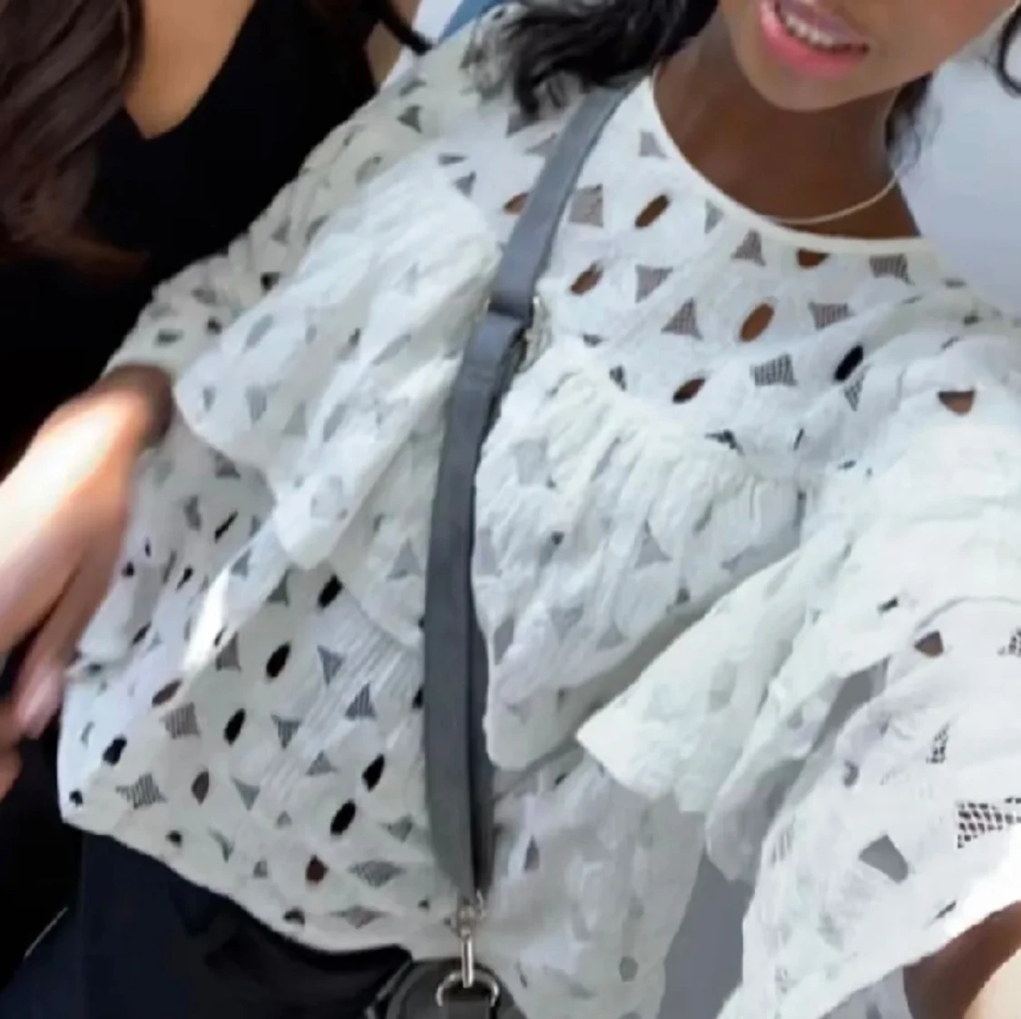 Trekvartsärm blus🤍 - 1