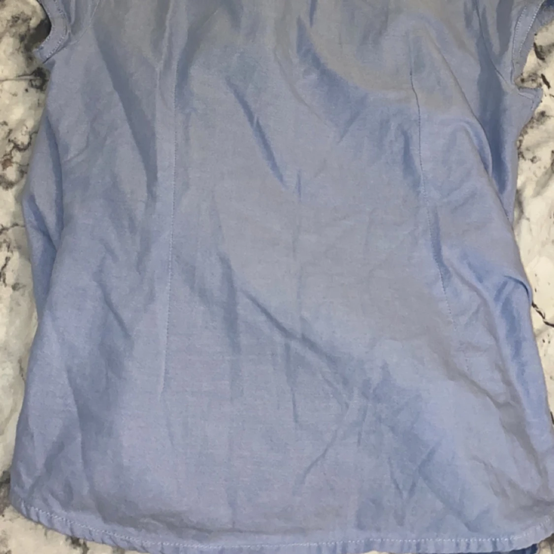 Blå spets t shirt - 93