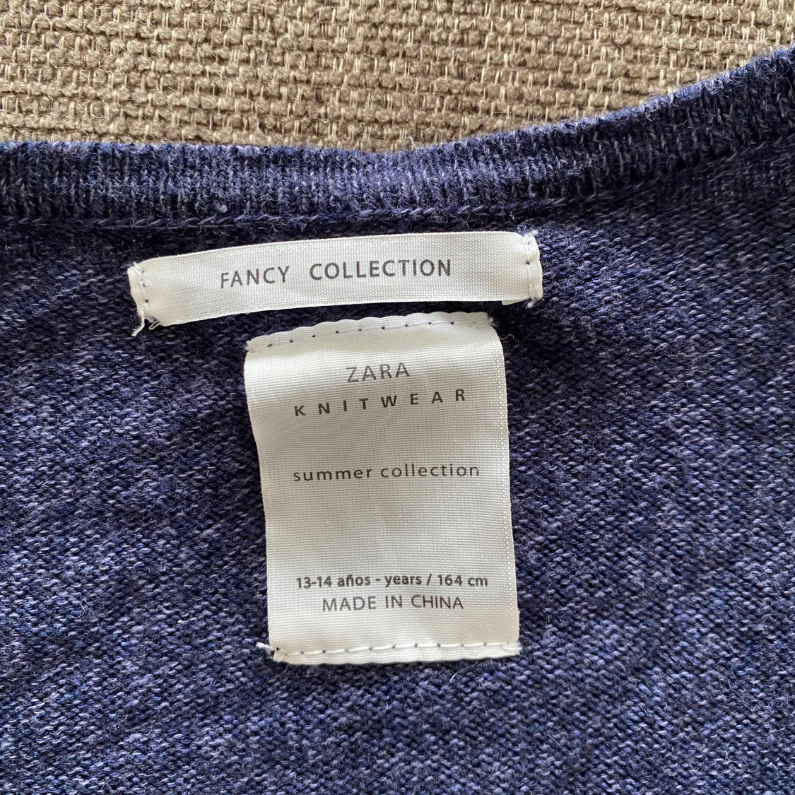 Långärmad kofta i skönt material💙 - 92