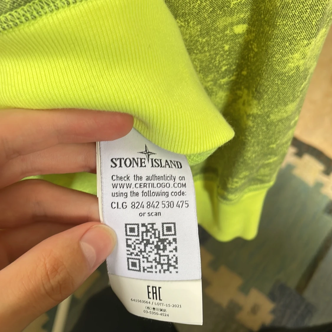 Stone island tröja grön, storlek XL - 93