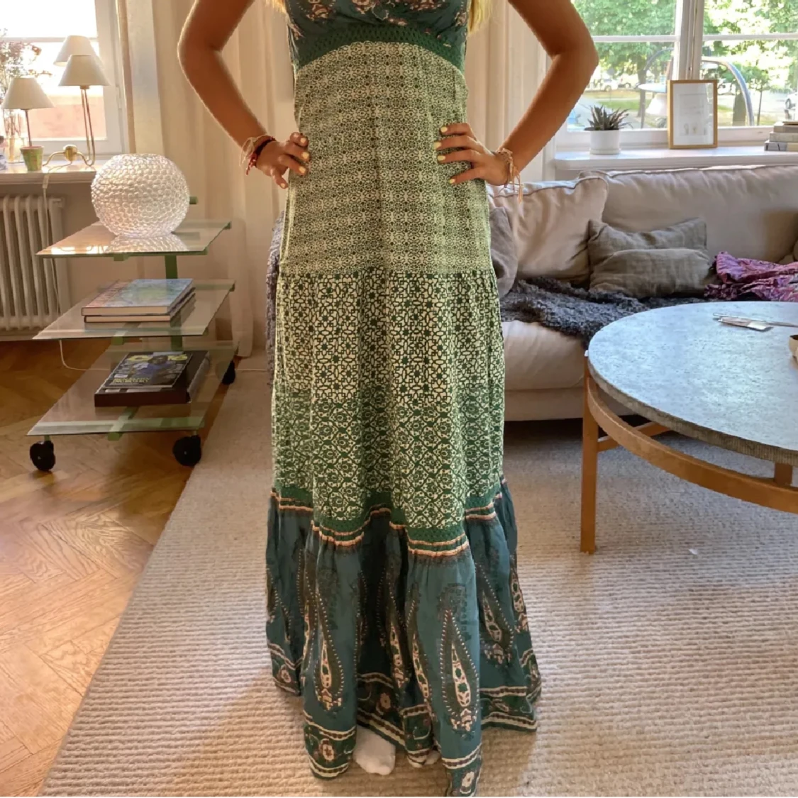 Grön klänning - 90