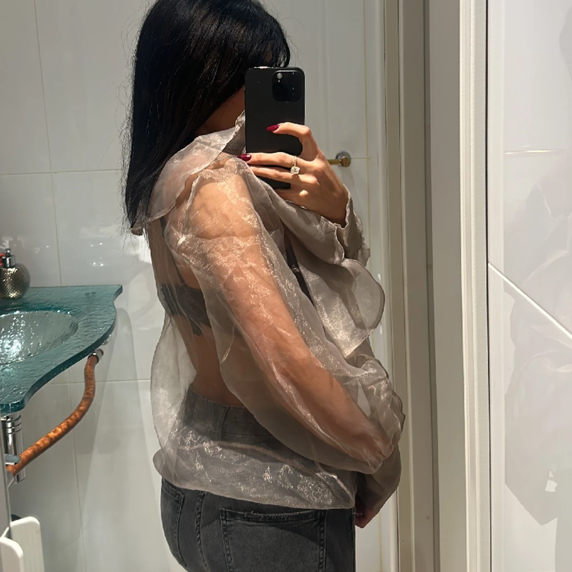 Super snygg mesh blus - 90