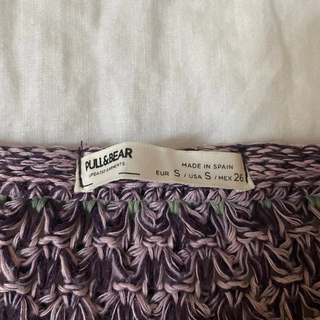 Croppad stickad tröja  - 90