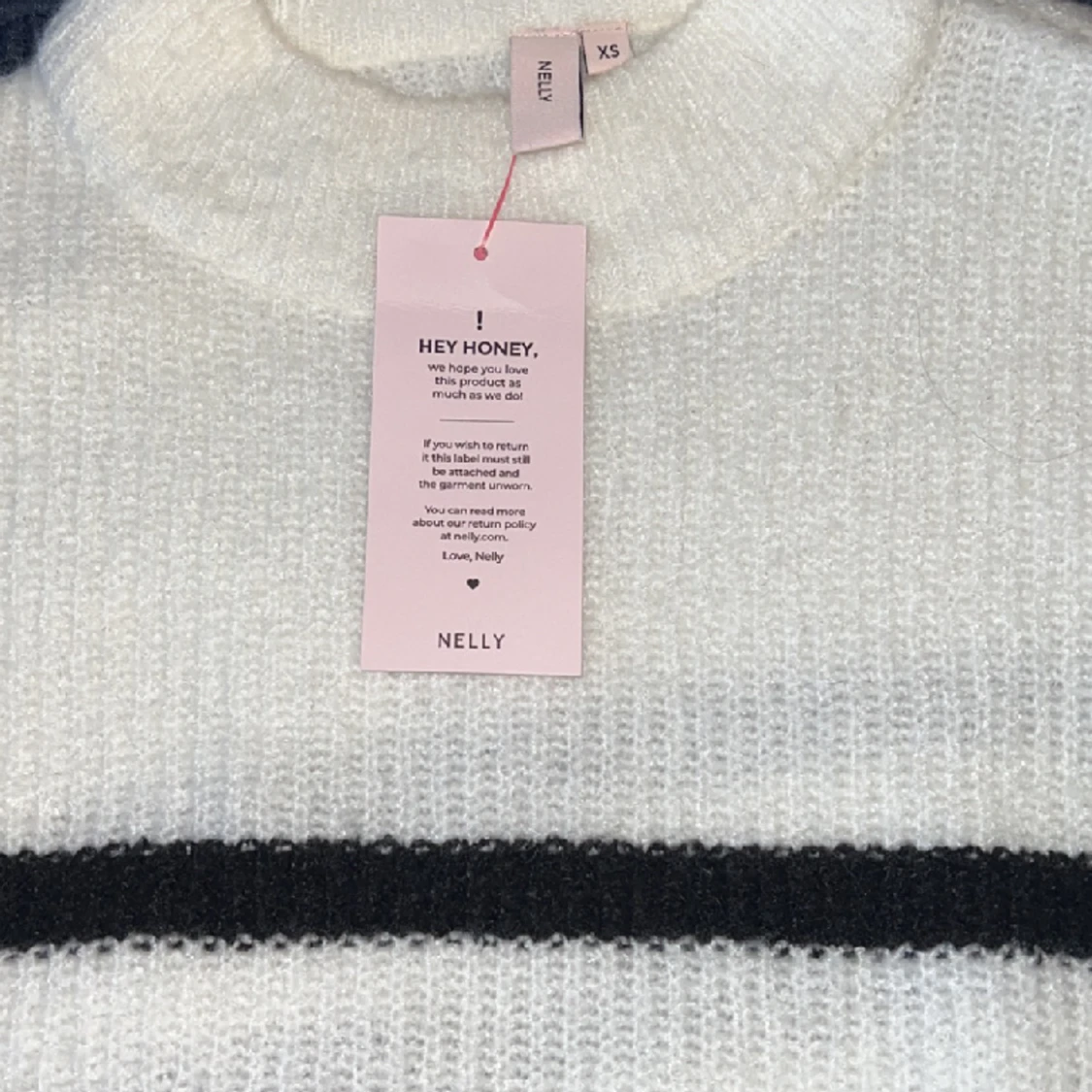 Randning stickad tröja  - 91