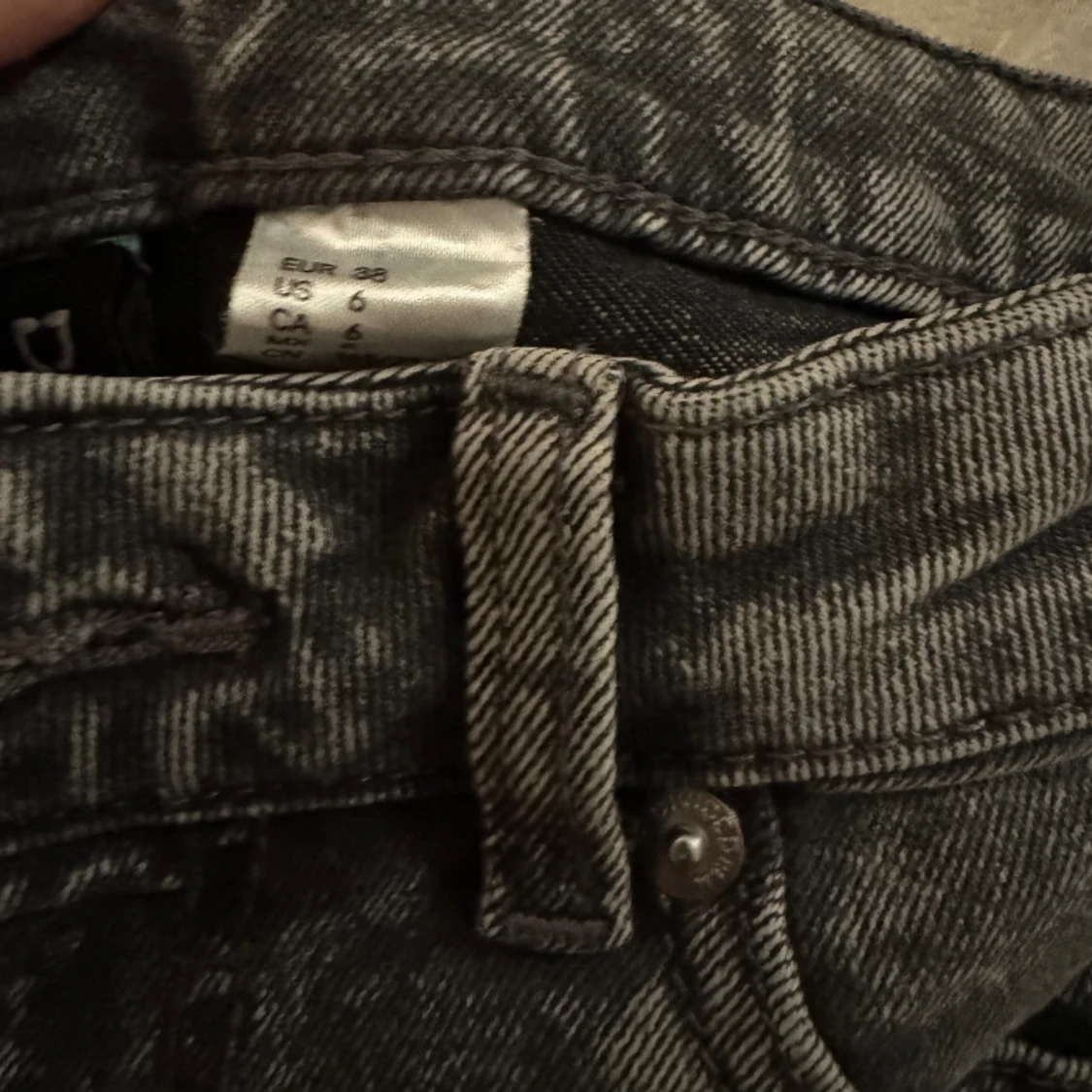 Midwaist bootcut jeans gråa - 91