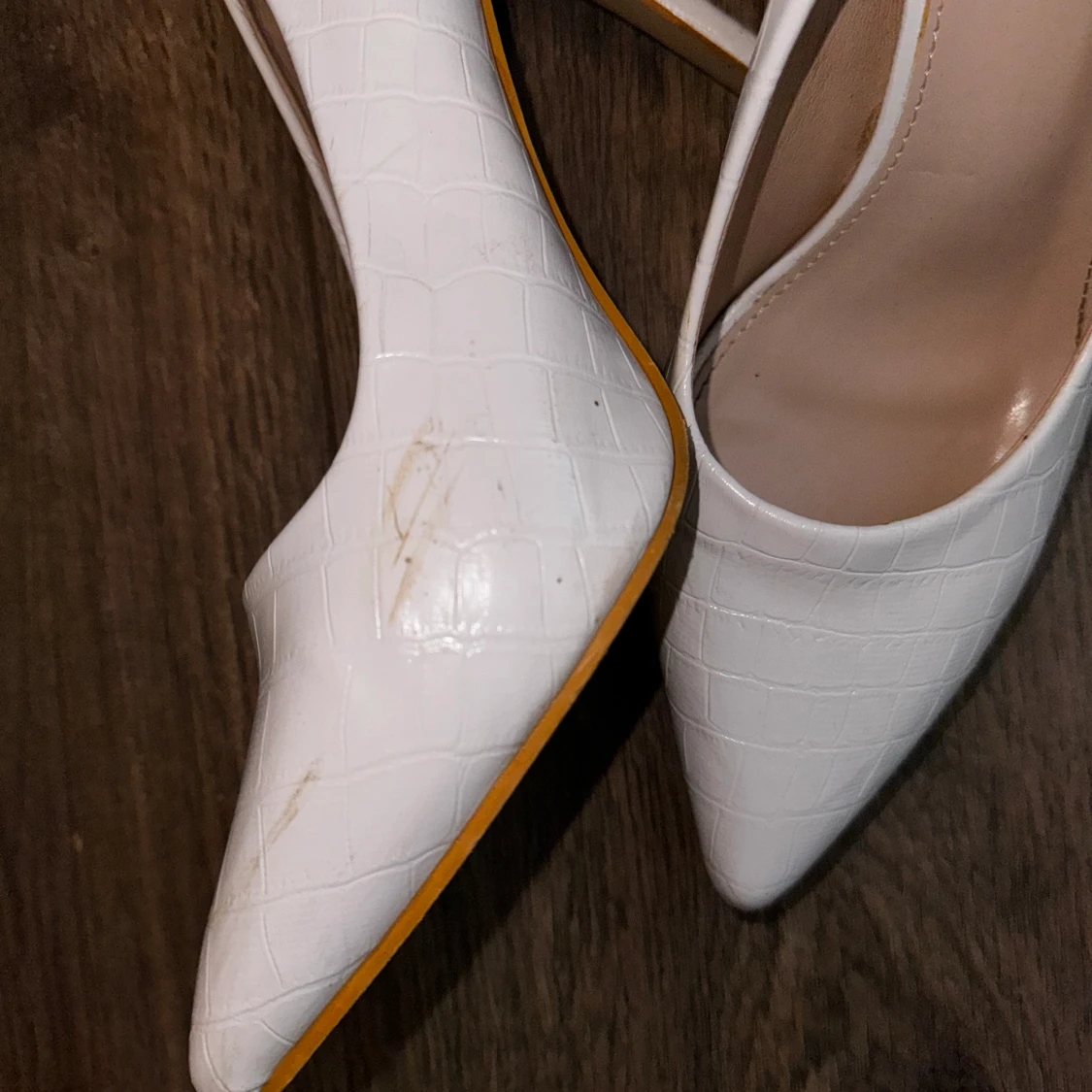 Klackskor vita - 90