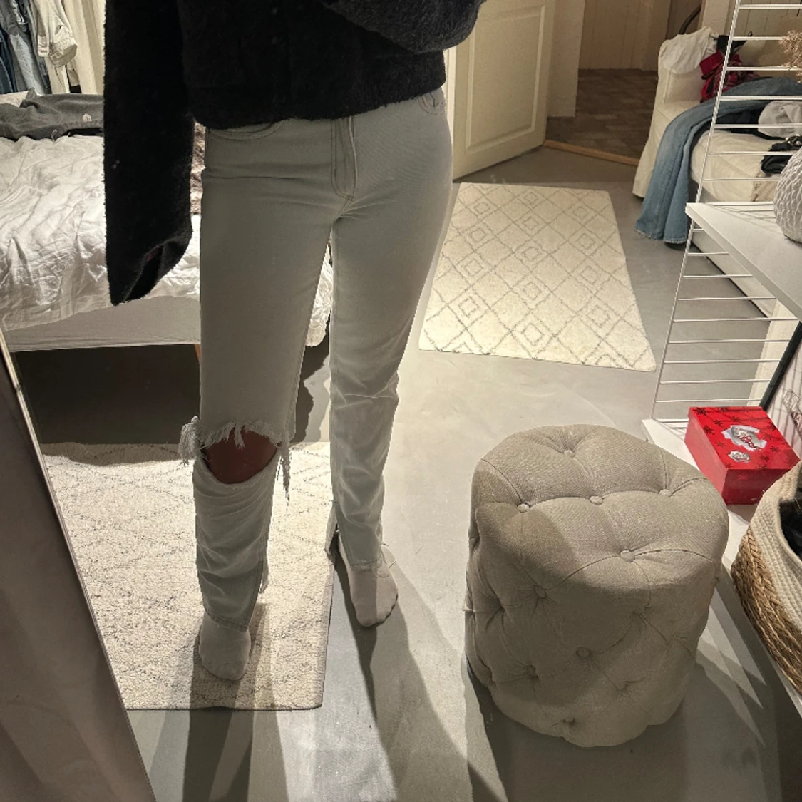 Ljusblåa jeans  - 90