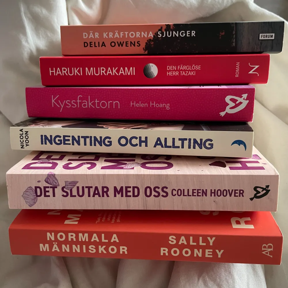 Säljer lite olika böcker på svenska. Alla är i bra skick men skriv privat vid frågor eller mer bilder💕 Säljer för 30kr/styck men pris kan diskuteras vid köp av flera!. Övrigt.