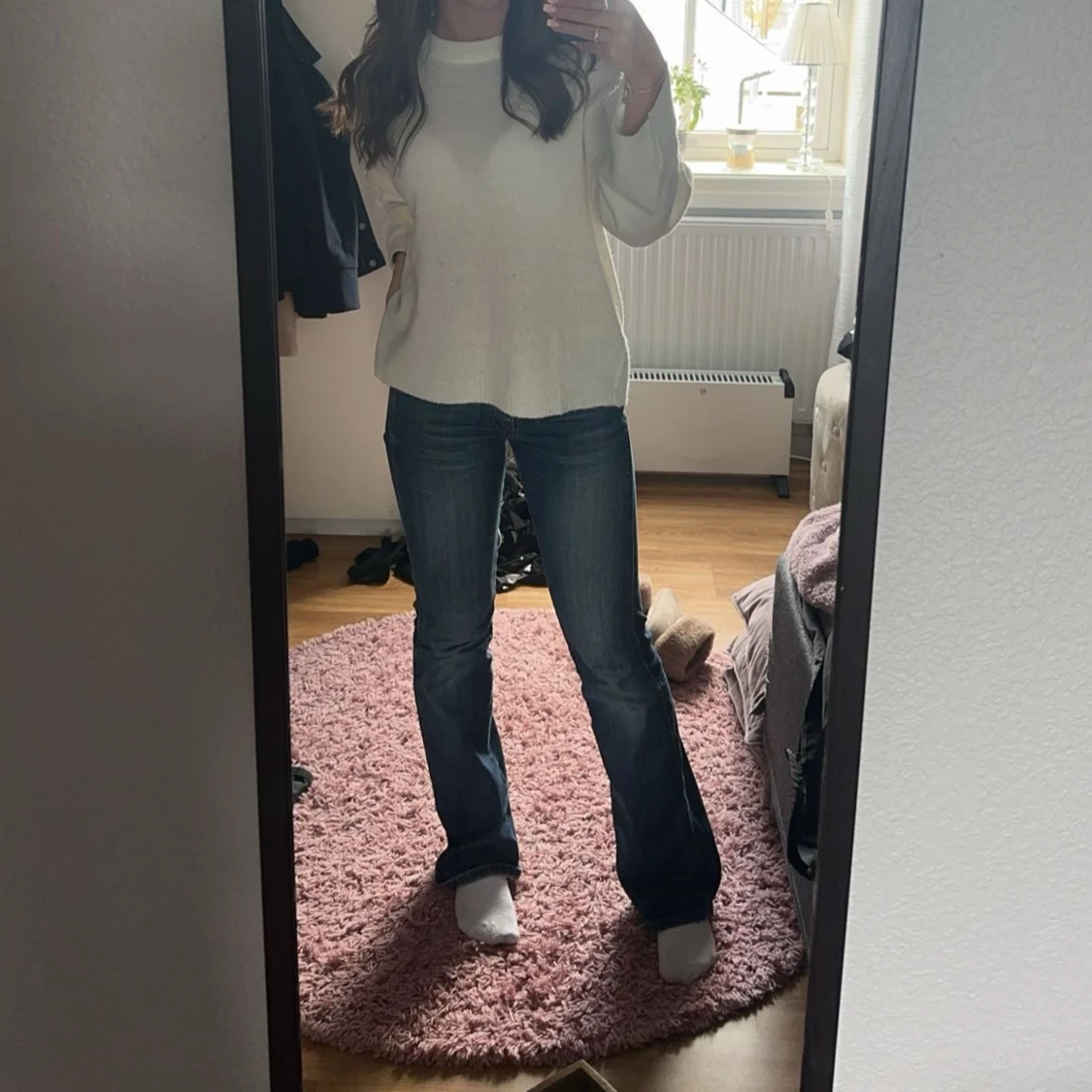 Lågmidjade bootcut jeans