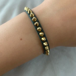 Edblad peak guld armband - Super mint armband, alla nitar sitter kvar och de är i jättebra skick, lite slutat vid magneten men de är inget som man tänker på och de syns knappt, tror inte denna färg säljs längre, skriv för fler bilder, nypris ca 500 kr💕Ask följer med!