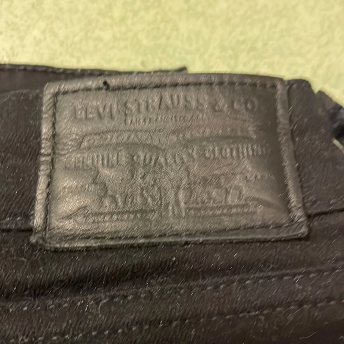 Svarta Levis 715 bootcut