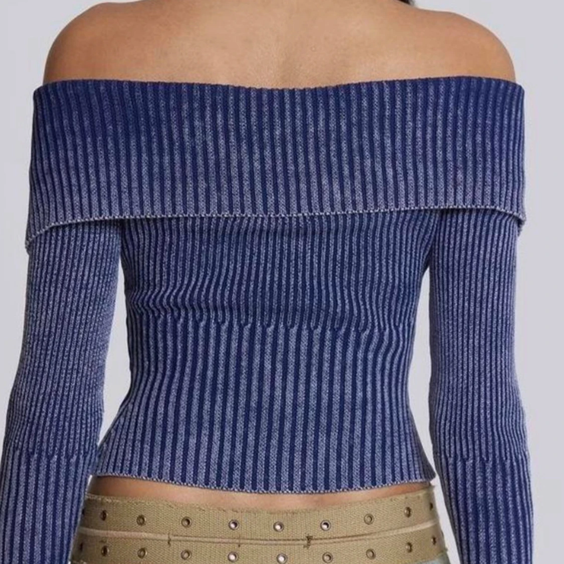 Jaded London tribeca ribbed off shoulder knit  - 91