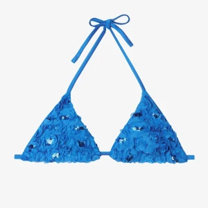 Bikini  - Så så snygg blå glittrig bikini, perfekt till sommaren!!! Helt oanvänd🤗Nypris ca 700kr💘