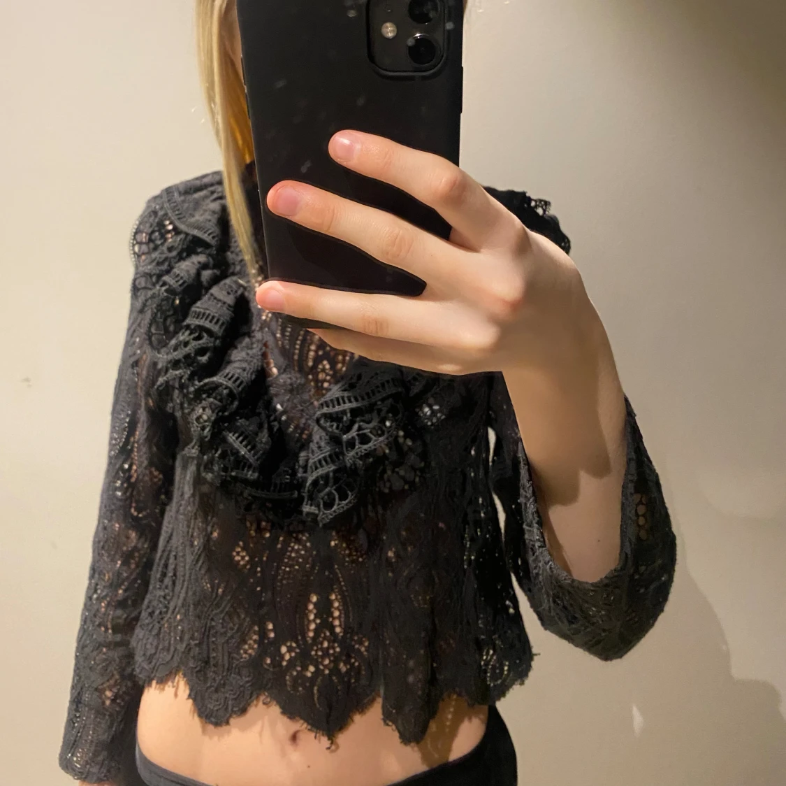 Zara spets blus  - 90