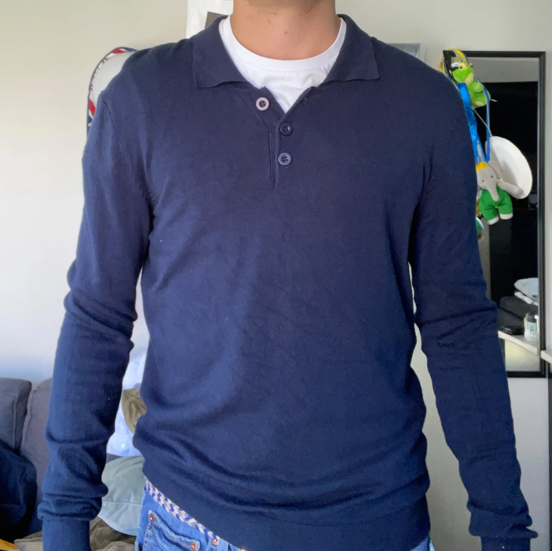 Tröja men knappar - 90