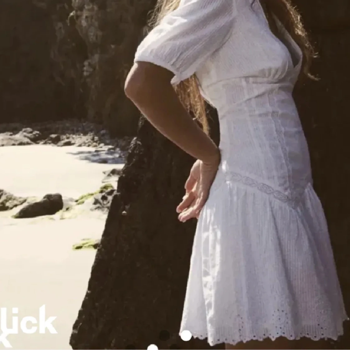 Vit klänning Zara - 90