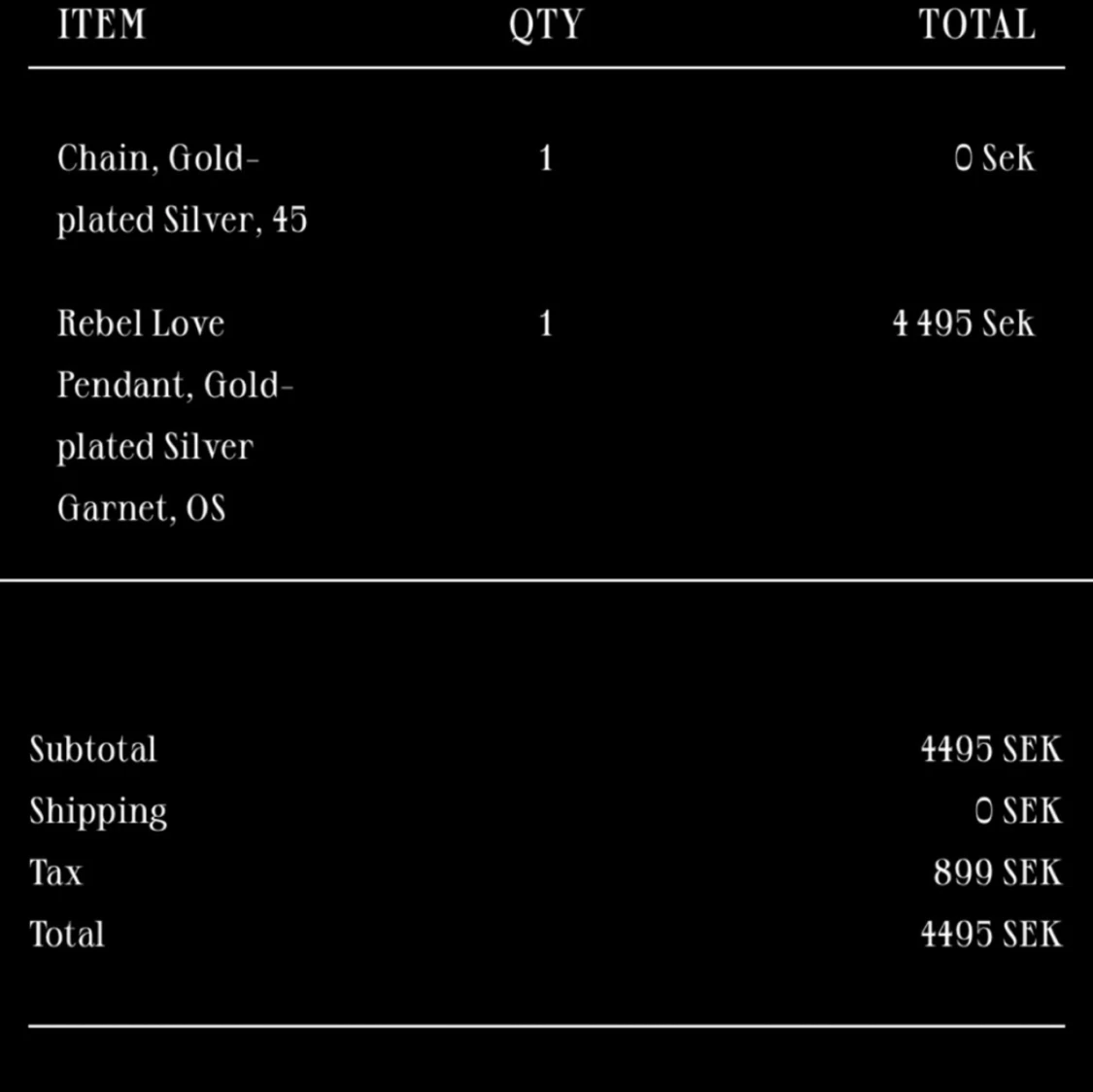 Maria Nilsdotter halsband  - 91