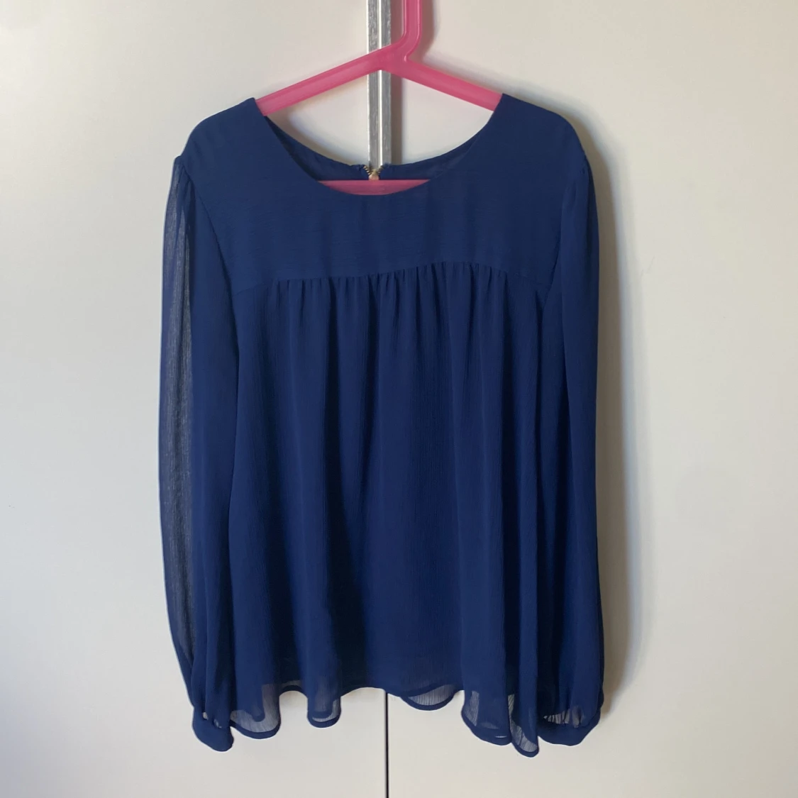 Jätte fin blå blus ifrån H&M!