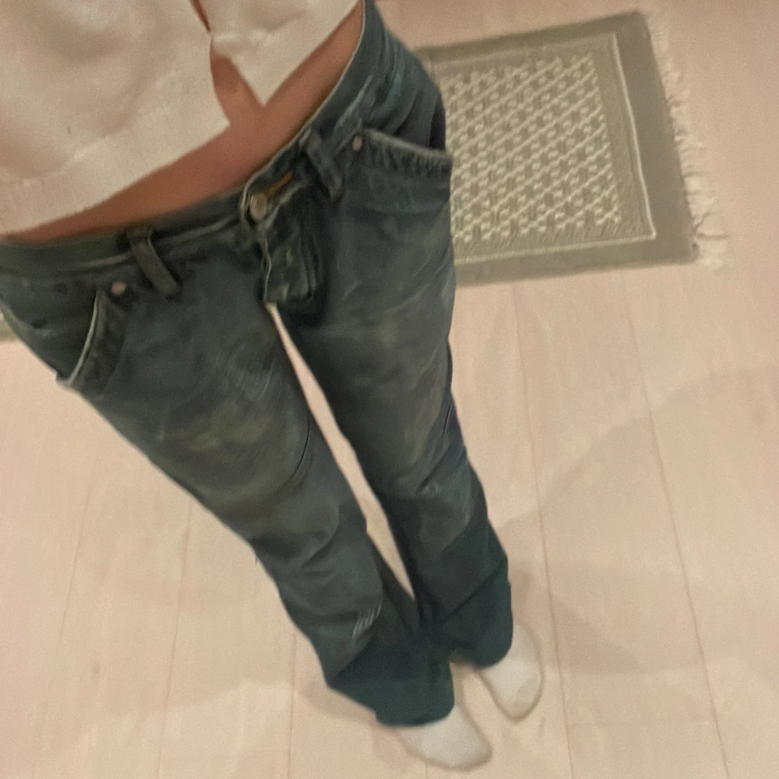 Lågmidjade jeans - 90