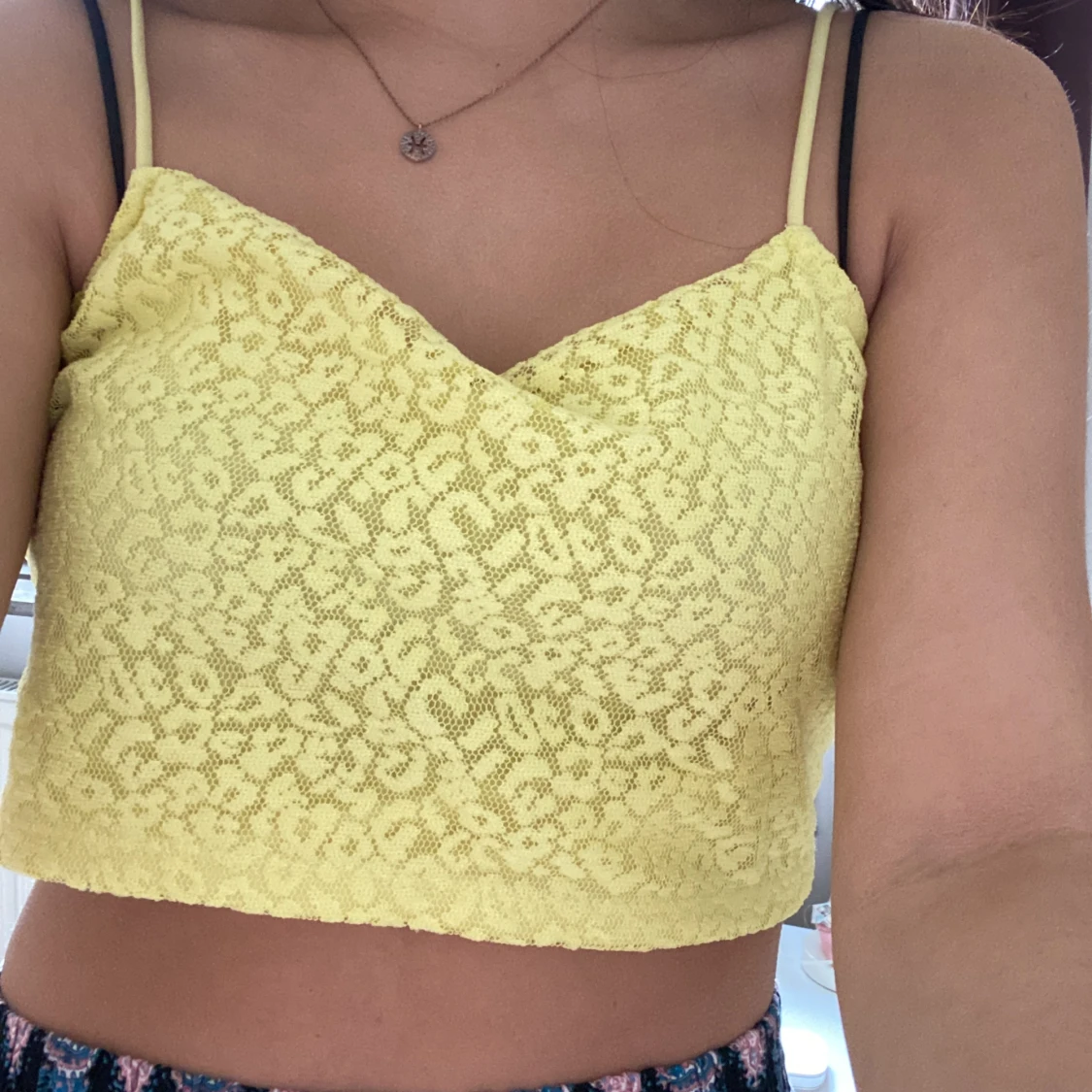 Gult sommar linne - 90