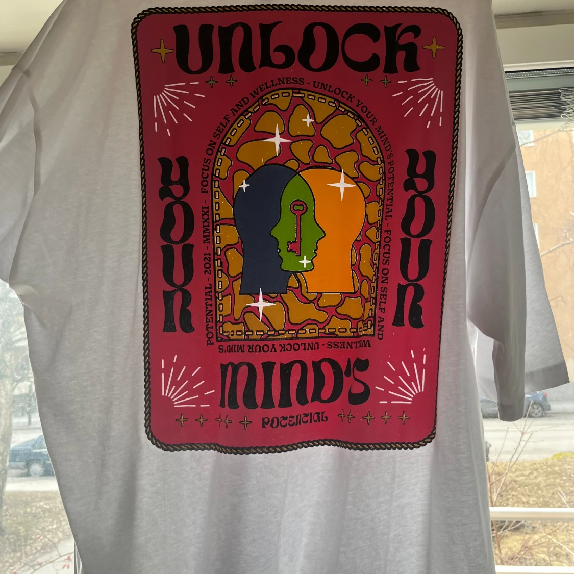 Snygg oversize T-shirt  - 90