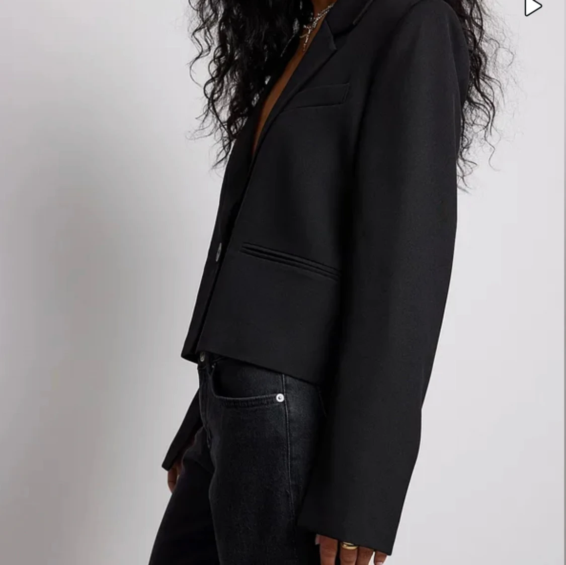 Svart kavaj oanvänd  - 91