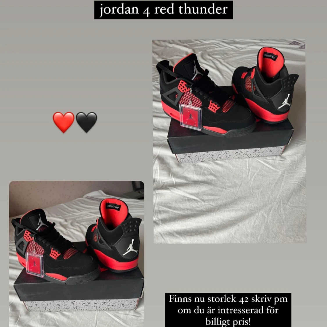 Jordan 4 red thunder