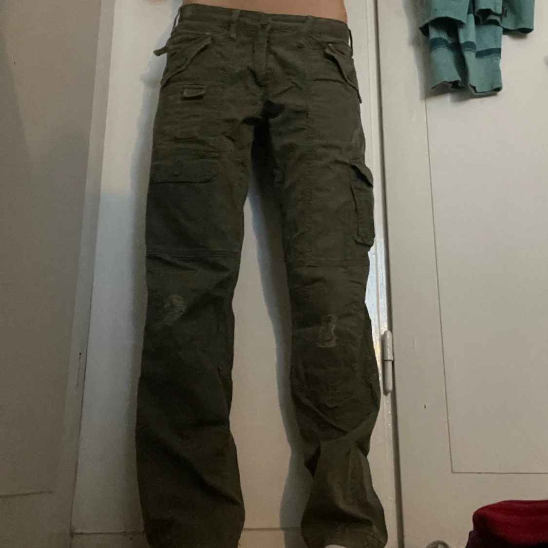 Lågmidjade Cargobyxor  - 91