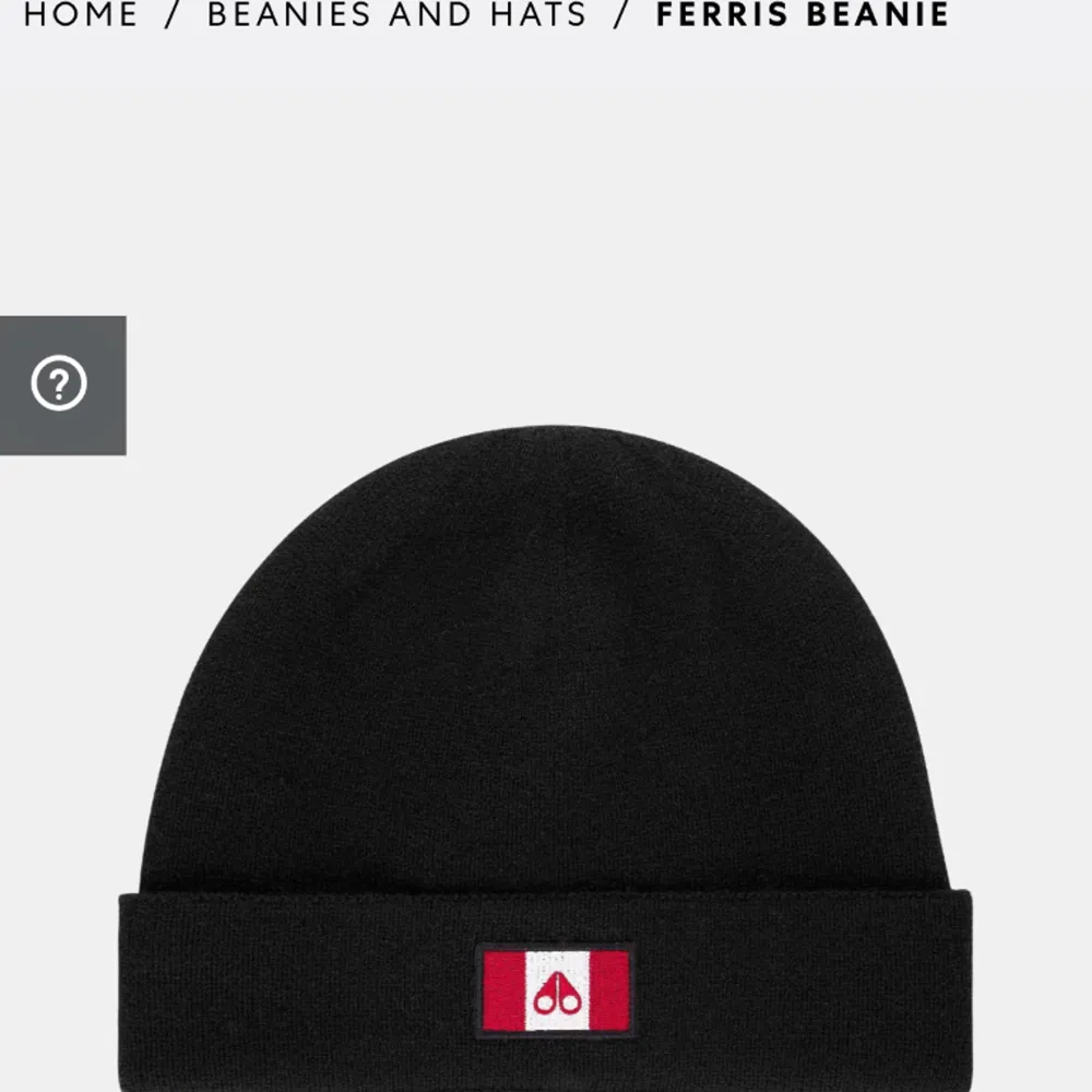 Helt ny FERRIS BEANIE från Moose Knuckles 100% Merino Wool Nu 450kr Ordi. pris $150.00 Mössa + halsduk = 800 kr Självklart äkta varor! https://www.mooseknucklescanada.com/us-en/p/ferris-beanie-m32ma560?filter=adult_size:343-color_id:796. Asusteet.