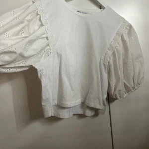 Zara topp - Säljer min super gulliga zara blus❤️ inte använd mycket så typ nyskick 😊 tillverkas inte längre