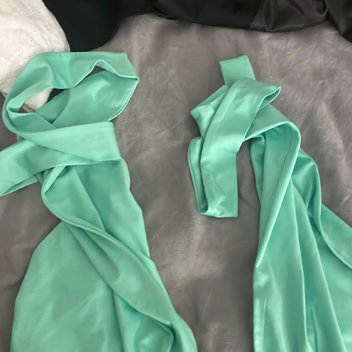 Neongrön klänning - 90