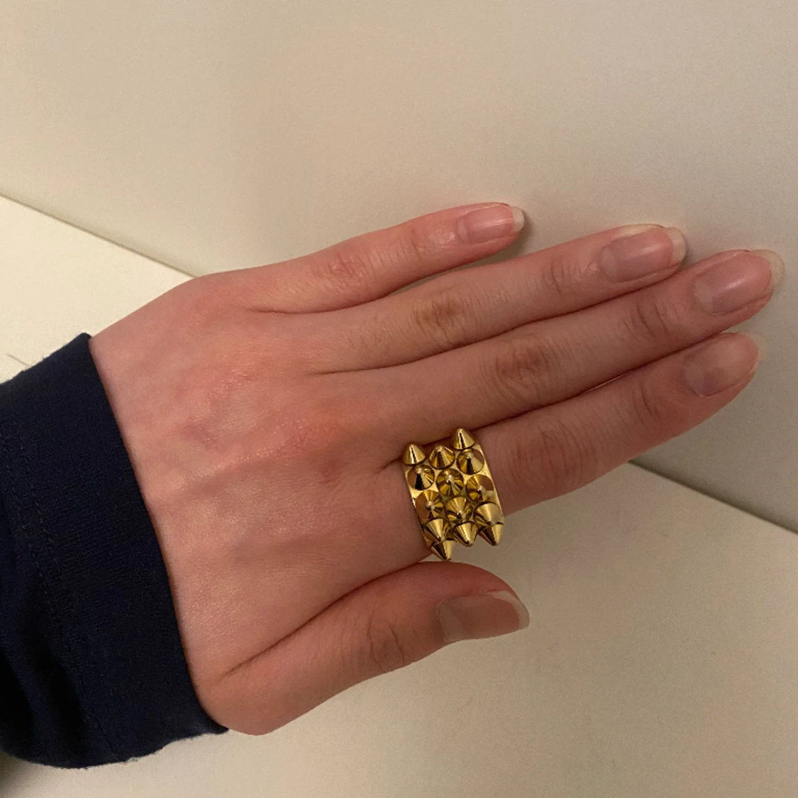 Guld peak ring - 90