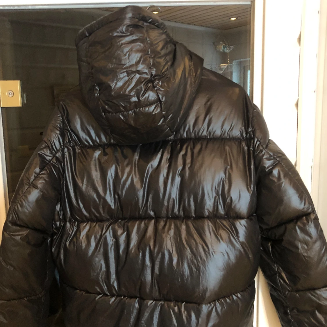 Dunjacka med huva  - 90