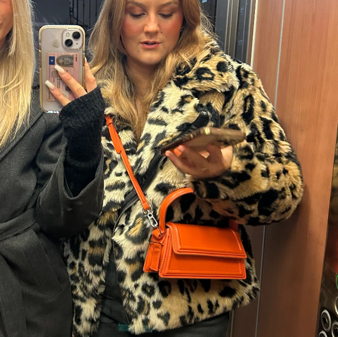 Leopard pälsjacka  - 91