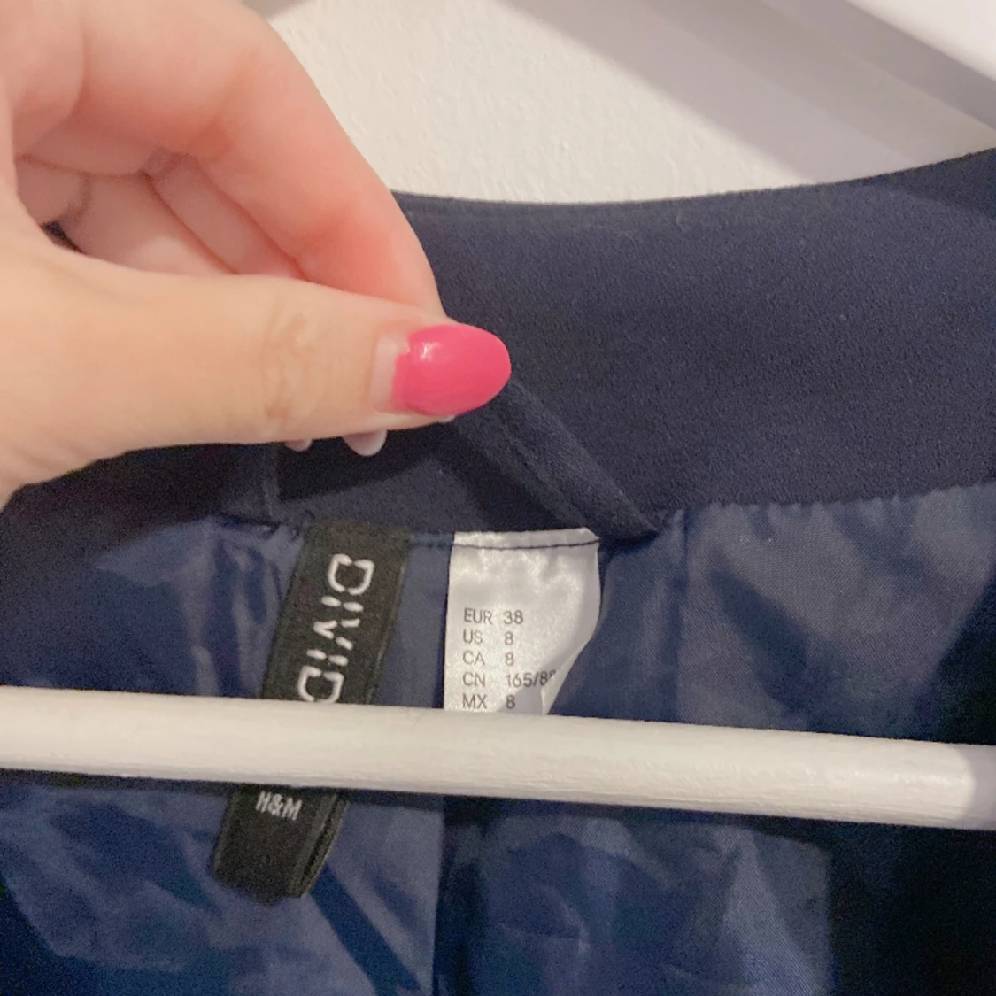 marinblå vårjacka från HM divided - 91